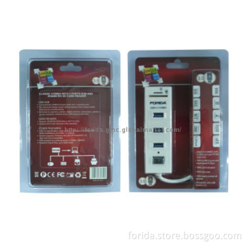 USB 3.0 Combo with SD/ MICRO SD card reader